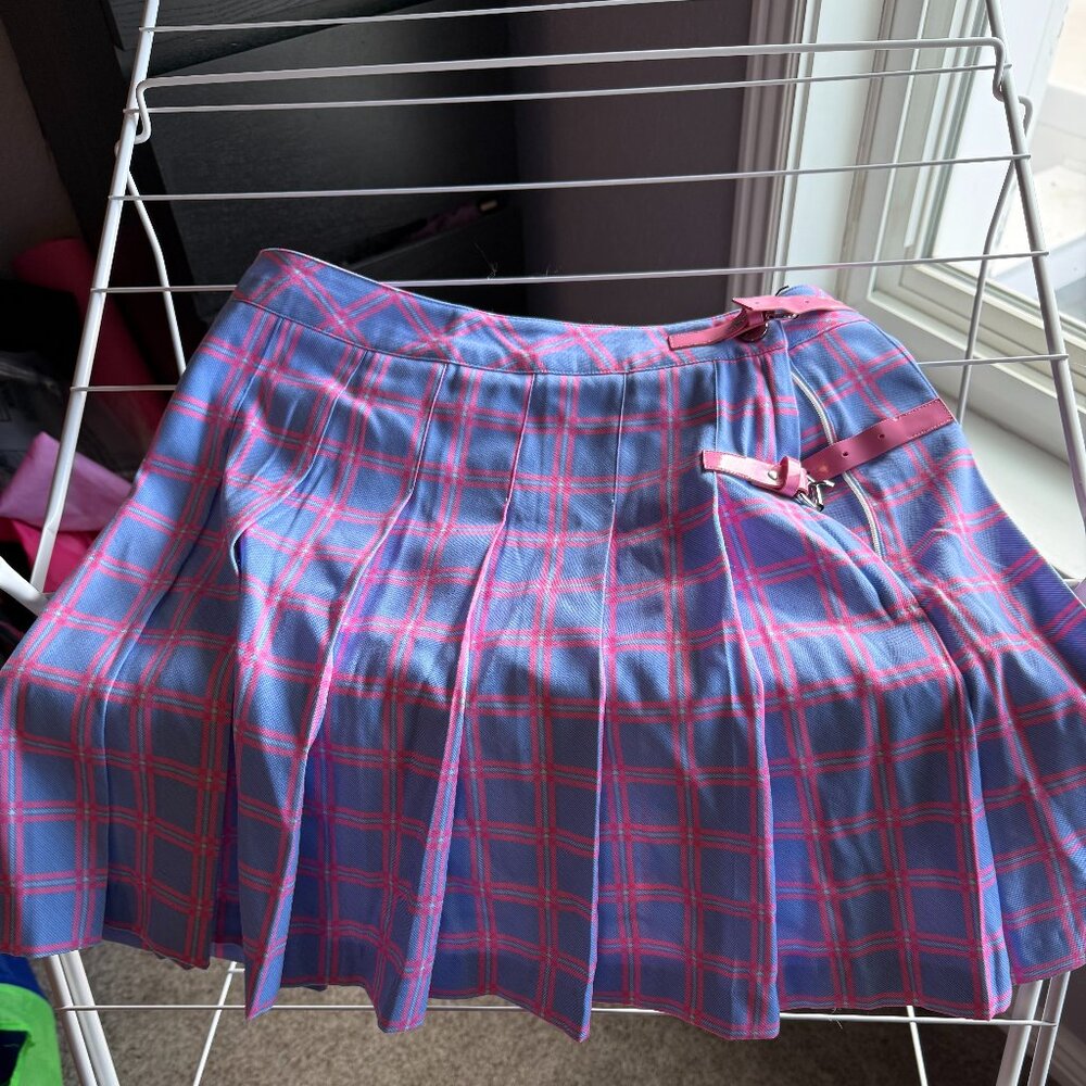 Plaid Candy Mini Kilt Skirt